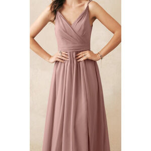 AW BRIDAL SZ 8 M pink Joie wedding guest prom formal party maxi dress NEW b39